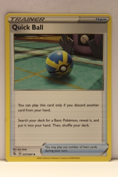 Quick Ball (Flottball) | 237/264 | Schwert & Schild | Fusionsangriff | Englisch | Uncommon | Non-Holo | Pokémon